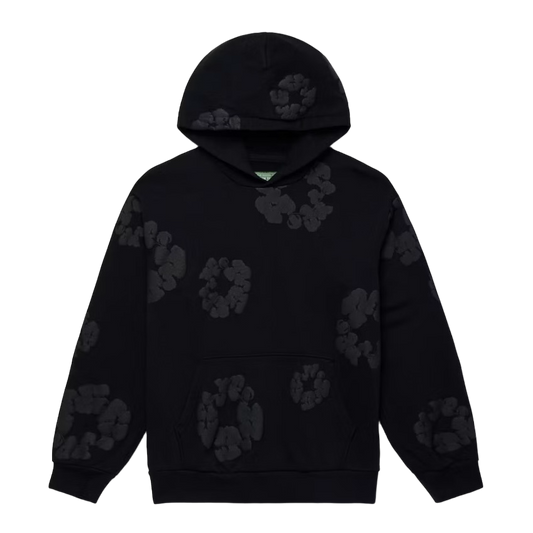 Denim Tears Cotton Wreath Hoodie Black Monochrome - DT-DTCWHB-BLACKMONOCHROME