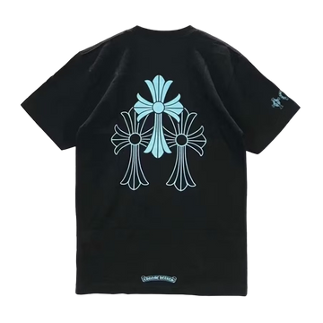 Chrome Hearts Triple Cross Logo S/S T-Shirt Black - CH-CHTCLS-BLACK