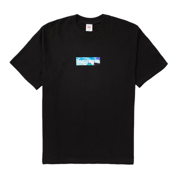 Supreme Emilio Pucci Box Logo Tee Black/Blue - SUPR-SEPBLT-BBLUE