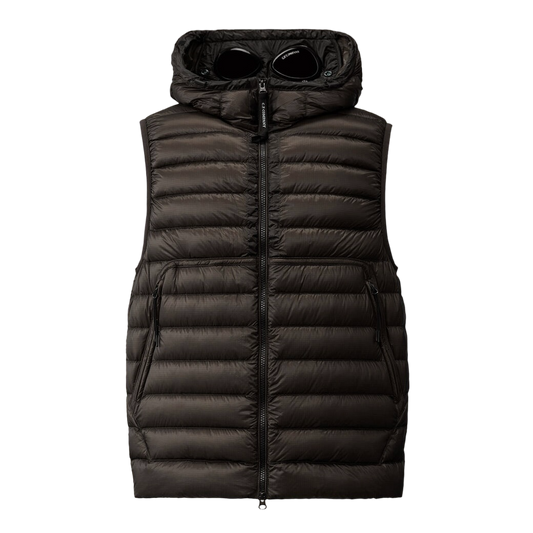 CP Company D.D. Shell Goggle Down Vest Black