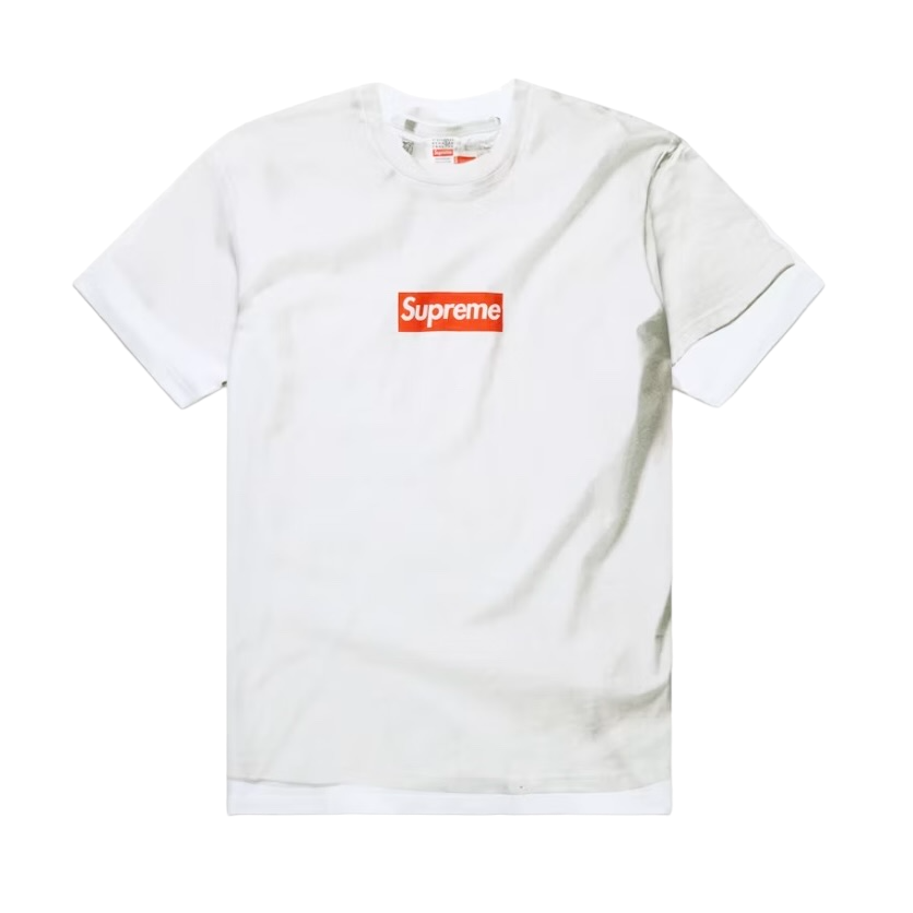 Supreme MM6 Maison Margiela Box Logo Tee White - SUPR-SMMMBL-WHITE