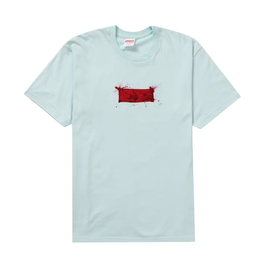 Supreme Ralph Steadman Box Logo Tee Pale Blue - SUPR-SRSBLT-PALEBLUE