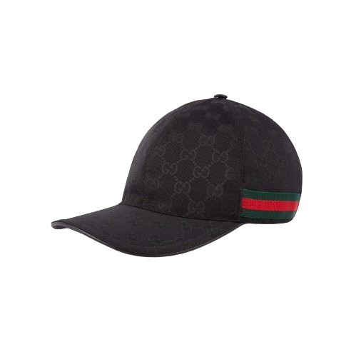 Casquette Gucci Base-Ball Monogramme Noire