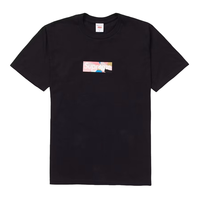 Supreme Emilio Pucci Box Logo Tee Black/Dusty Pink - SUPR-SEPBLT-DDUSTYPINK