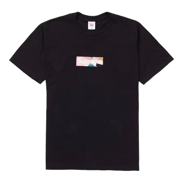 Supreme Emilio Pucci Box Logo Tee Black/Dusty Pink - SUPR-SEPBLT-DDUSTYPINK