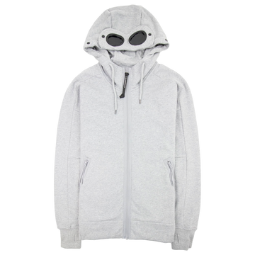 CP Company Goggle Hoodie Classic Zip Grey