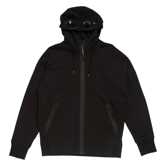 CP Company Goggle Hoodie Classic Zip Black