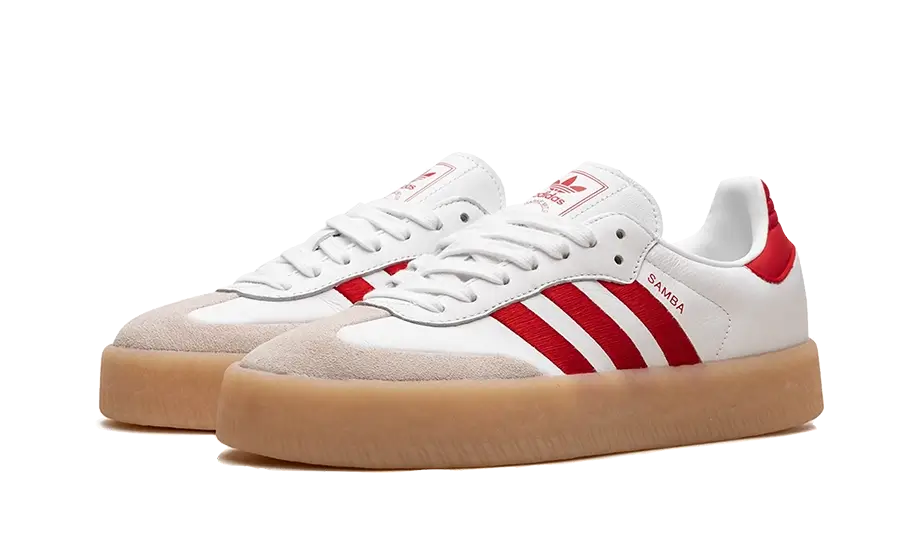 Adidas Adidas Sambae White Better Scarlet Gum - ID0438