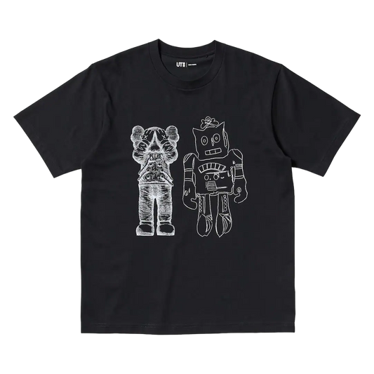 KAWS x Uniqlo Warhol UT Graphic Black