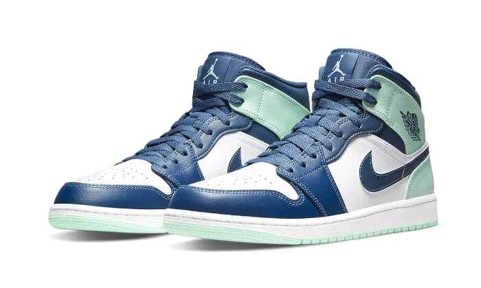 Air Jordan Air Jordan 1 Mid Mystic Navy Mint Foam - 554725-413 / 554725-413