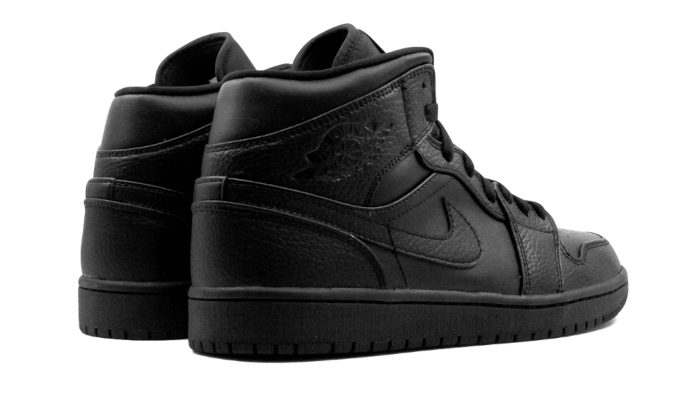 Air Jordan Air Jordan 1 Mid Triple Black - 554725-091 / 554724-091