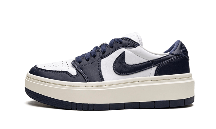 Air Jordan Air Jordan 1 Low Elevate White Midnight Navy Sail - DH7004-141