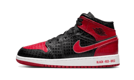 Air Jordan Air Jordan 1 Mid Bred Text - DM9650-001