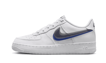 Nike Nike Air Force 1 Low Impact Next Nature Double Swoosh White Black Blue - FD0688-100