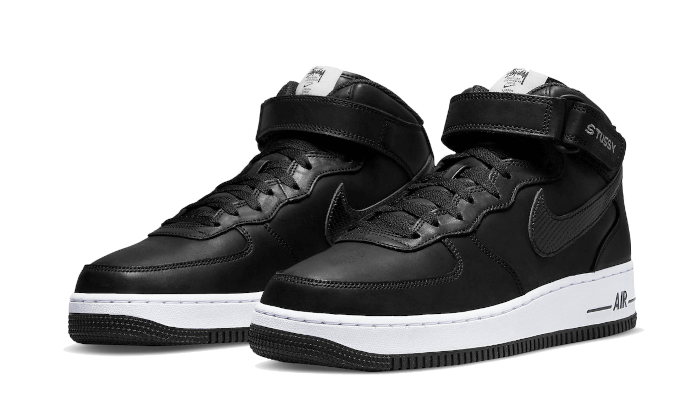 Nike Nike Air Force 1 Mid Stussy All Black - DJ7840-001