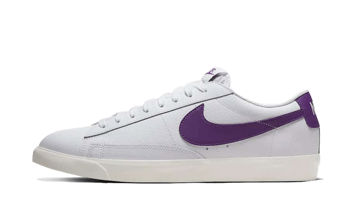 Nike Nike Blazer Low Leather White Purple - CI6377-103