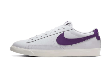 Nike Nike Blazer Low Leather White Purple - CI6377-103