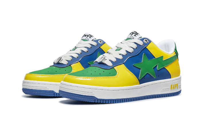 Bape Bape Bape Sta Low Blue Yellow - 1I80191004