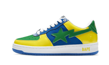 Bape Bape Bape Sta Low Blue Yellow - 1I80191004