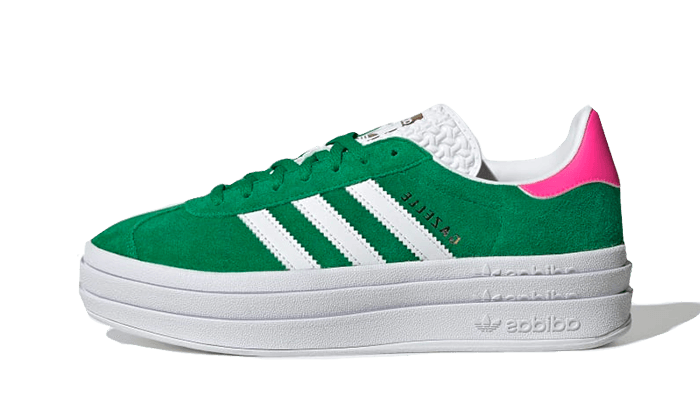 Adidas Adidas Gazelle Bold Green Lucid Pink - IG3136