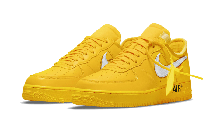 Nike Nike Air Force 1 Low Off-White University Gold Metallic Silver - DD1876-700