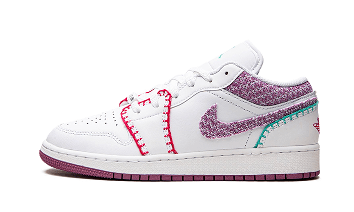 Air Jordan Air Jordan 1 Low White Light Bordeaux - DM9037-100