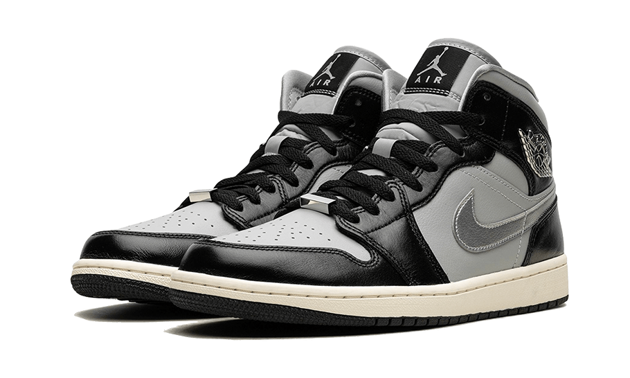 Air Jordan Air Jordan 1 Mid Black Chrome - FB9892-002