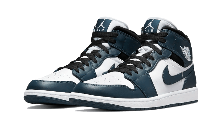 Air Jordan Air Jordan 1 Mid Dark Teal - 554724-411 / 554725-411