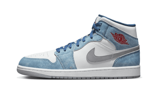 Air Jordan Air Jordan 1 Mid French Blue Fire Red - DN3706-401 / DR6235-401