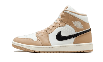 Air Jordan Air Jordan 1 Mid Tan Black - BQ6472-103