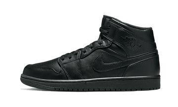 Air Jordan Air Jordan 1 Mid Triple Black (2022) - 554724-093 / 554725-093