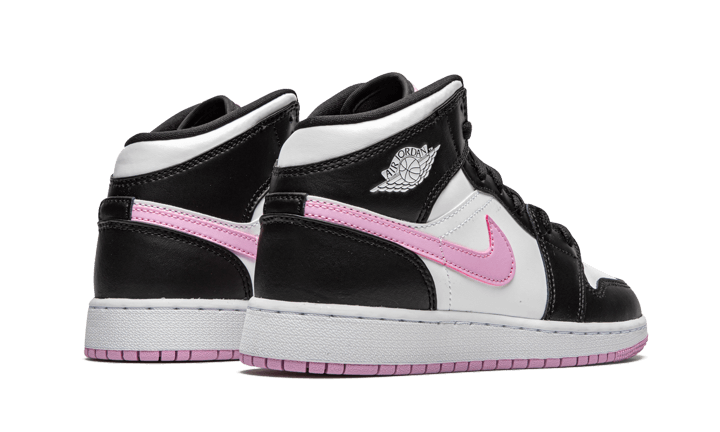 Air Jordan Air Jordan 1 Mid White Black Light Arctic Pink - 555112-103