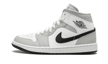 Air Jordan Air Jordan 1 Mid White Light Smoke Grey - BQ6472-015