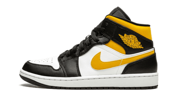 Air Jordan Air Jordan 1 Mid White Pollen Black - 554724-177 / 554725-177