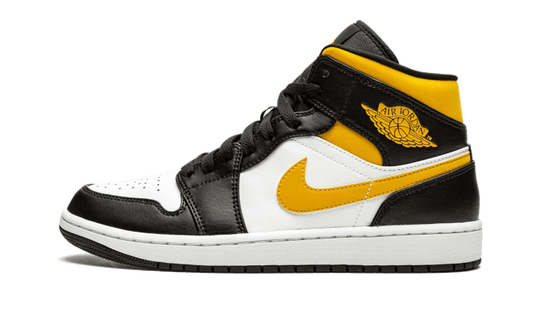 Air Jordan Air Jordan 1 Mid White Pollen Black - 554724-177 / 554725-177