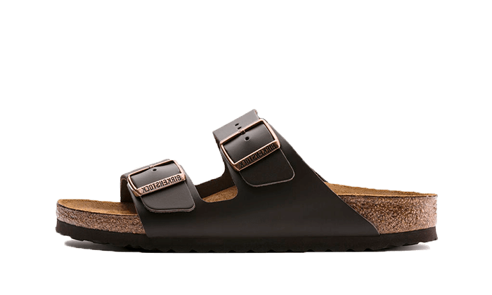 Birkenstock Birkenstock Arizona Natural Leather Dark Brown - 0051101/0051103