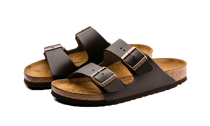 Birkenstock Birkenstock Arizona Natural Leather Dark Brown - 0051101/0051103