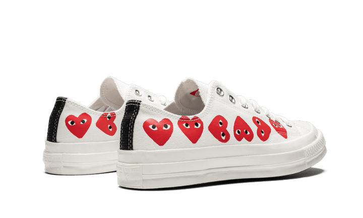 Converse Converse Chuck Taylor All-Star 70s Ox Comme des Garçons PLAY Multi-Heart White - 162975C