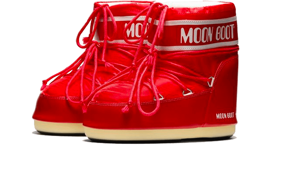 Moon Boot Moon Boot Icon Low Red Nylon - 14093400009