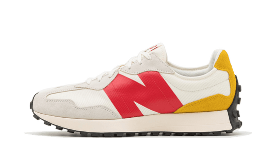 New Balance New Balance 327 Cream Yellow Red - NE215O0AB-A18